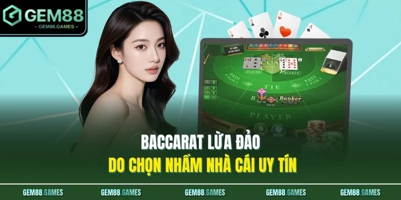 Baccarat lừa đảo do chọn nhầm nhà cái uy tín